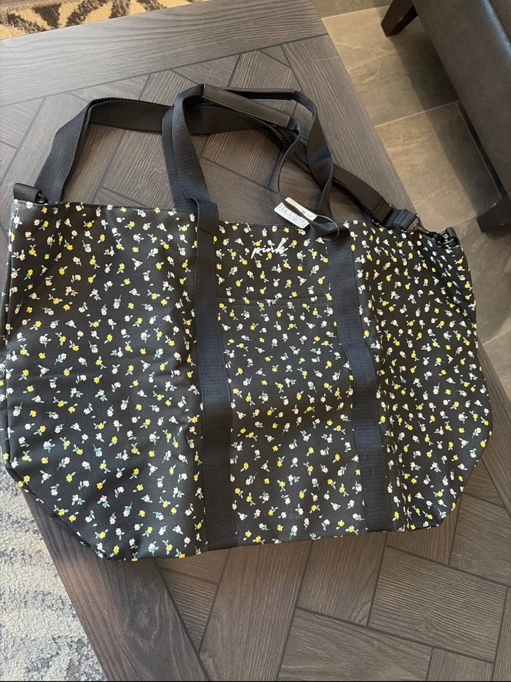 PINK Victoria's Secret Floral Tote Bag